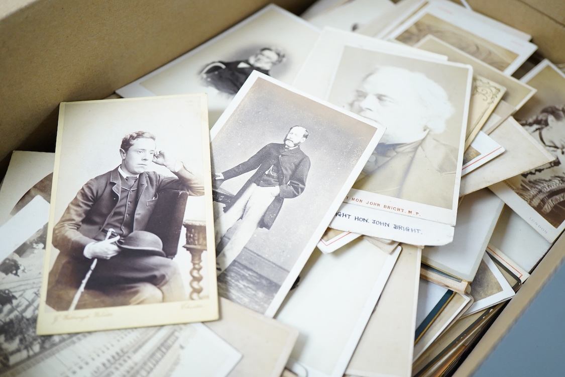 Collection of approximately three hundred and fifty Victorian Carte de Visites, mostly London photographers